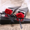 Carnation Rose Artificial Soap Flowers with Gift Box Red Flower Valentine's Day Gift Home Party Wedding Bride Decoration - Image 3