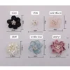 Acrylic Rose Pearl Crystal Petal Flower Floral Sewing Patches Patch for Dress Making Diy Craft - Image 3