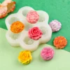 Rose, Peony, Floral Fragrance, Candle, Silicone Mold, Cake Decoration, Small Flowers, DIY Car Plaster Mold Baking Accessories